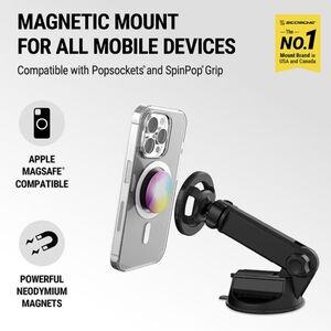 Scosche MagicMount MSflip Window/Dash/Vent Magnetic Phone Mount 2025 Version NWT
